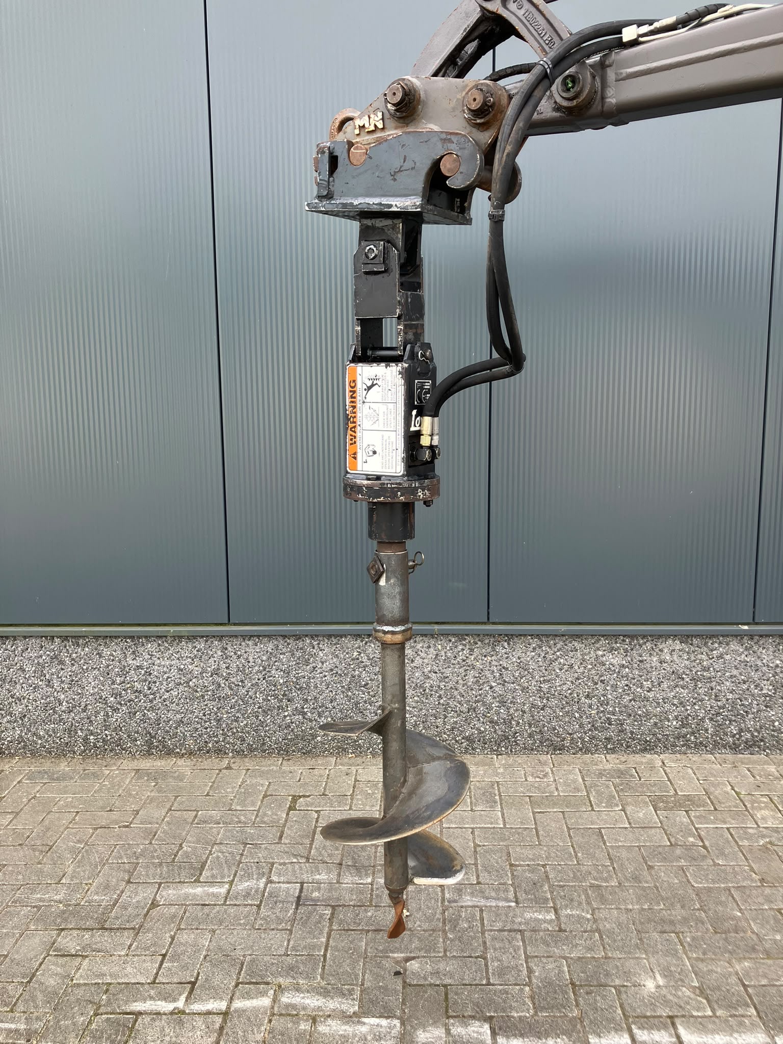 Hydraulische grondboor voor minigraver – Met diverse grondboren